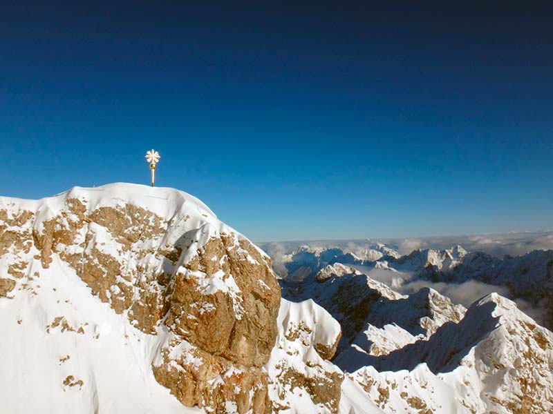 O topo da Alemanha, Zugspitze