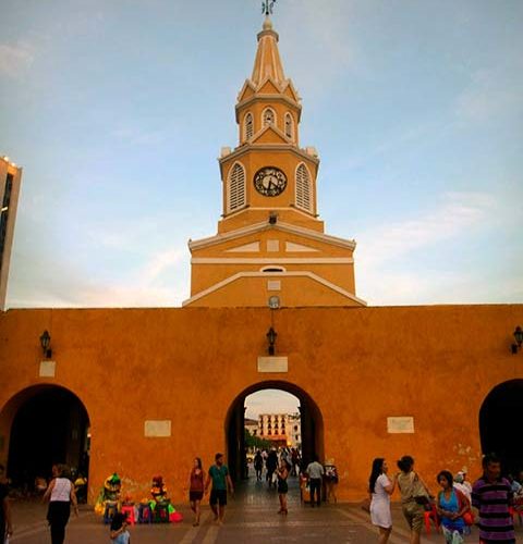 Torre del Reloj, ponto visitado em roteiro em Cartagena