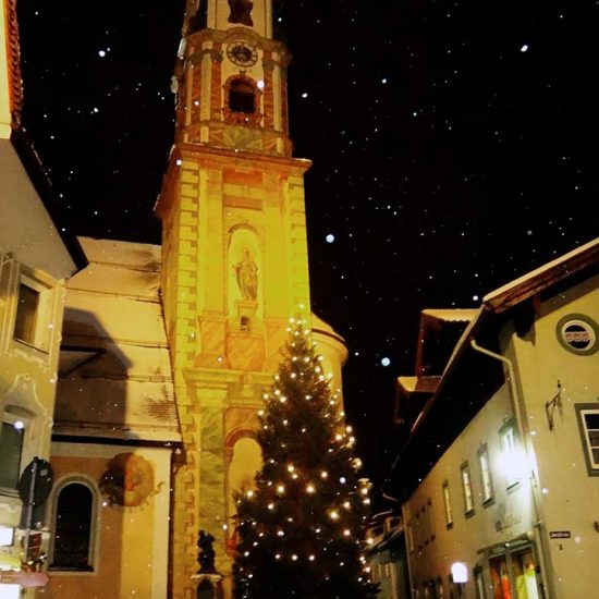 Decoração de Natal em Mittenwald, Alemanha Decoração de Natal em Mittenwald, Alemanha