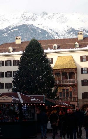 Mercado de Natal da Old Town, em Innsbruck, Áustria