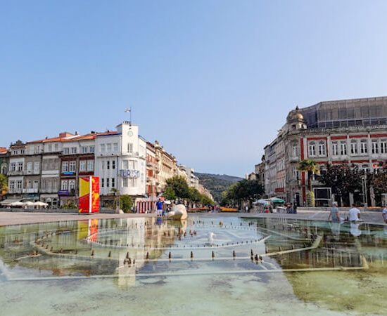 Praça da República, em Braga